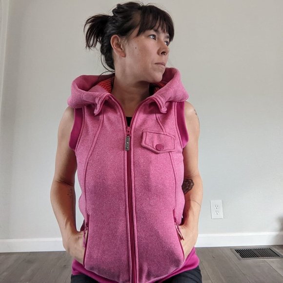 Burton Dryride fleece hooded vest. Size S - Picture 2 of 5